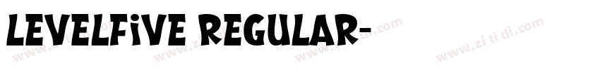 LevelFive Regular字体转换